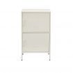 ArtissIn Double Storage Cabinet Shelf Organizer Bedroom White