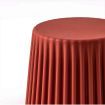 ArtissIn Set of 2 Cupcake Stool Plastic Stacking Stools Chair Outdoor Indoor Red