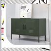 Artiss Buffet Sideboard Metal Cabinet - BASE Green