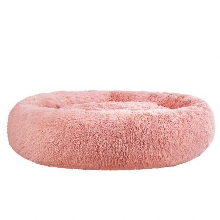 i.Pet Pet Bed Dog Cat 110cm Calming Extra Large Soft Plush Pink
