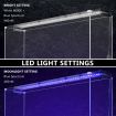 11W Aquarium Blue White LED Light for Tank 50-70cm