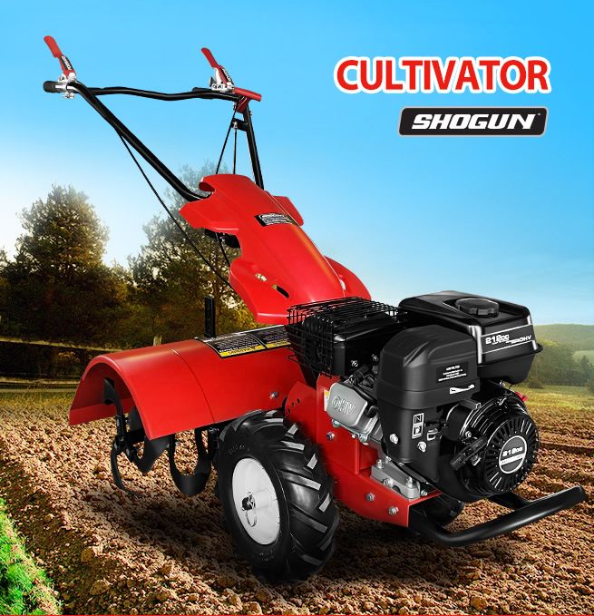 Tiller Cultivator Rotary Self Propelled Plough Rototiller Garden Tool