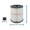 Adapter Filter Craftsman 17816, 9-17816 Vacuum Cleaner Filter Core Haipa