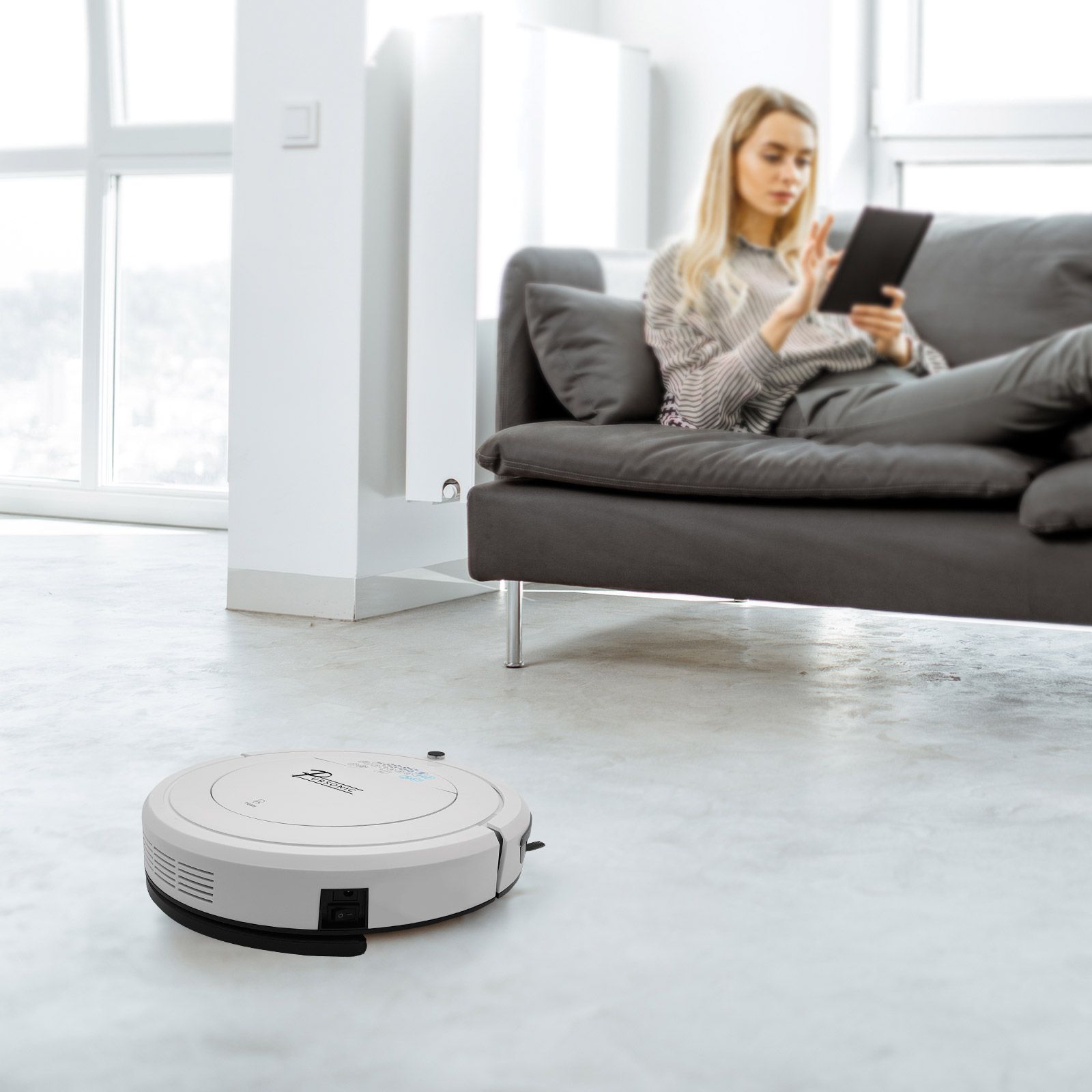 Pursonic I9 Robotic Vacuum Cleaner - White