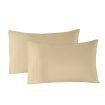 Royal Comfort Blended Bamboo Quilt Cover Sets -Dark Ivory-Queen