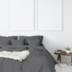 Royal Comfort - Balmain 1000TC Bamboo cotton Quilt Cover Sets (Queen) - Pewter