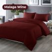 Royal Comfort Blended Bamboo Quilt Cover Sets - Malaga Wine - Queen