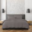 Royal Comfort 1500TC Cotton Rich 6 Piece Complete Bedding Set Queen - Dusk Grey