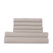 Royal Comfort 1500TC Cotton Rich 6 Piece Complete Bedding Set King - Stone