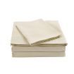 Royal Comfort Blended Bamboo Sheet Set Dark Ivory - King