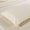 KENSINGTON 1200TC COTTON SHEET SET IN STRIPE-KING - SAND