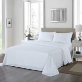 Royal Comfort 1200TC Ultrasoft 4 Piece Sheet Set - Queen - White