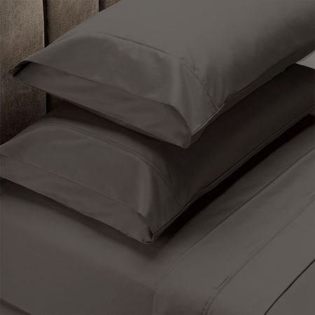 Royal Comfort 1500TC Cotton Rich Fitted 4 PC Sheet sets King Stone