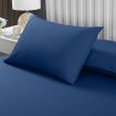 Royal Comfort Bamboo Cooling 2000TC 3-Piece Combo Set - Double -Royal Blue
