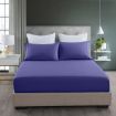 Royal Comfort Bamboo Cooling 2000TC 3-Piece Combo Set - King-Royal Blue