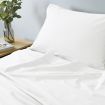 Royal Comfort Vintage Washed 100 % Cotton Sheet Set Single - White