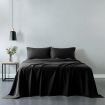 Royal Comfort Vintage Washed 100 % Cotton Sheet Set Double - Charcoal