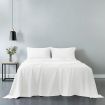 Royal Comfort Vintage Washed 100% Cotton Sheet Set Queen - White