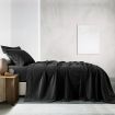 Royal Comfort Vintage Washed 100% Cotton Sheet Set King - Charcoal