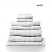 Royal Comfort Eden Egyptian Cotton 600 GSM 8 Piece Towel Pack White