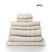 Royal Comfort Eden Egyptian Cotton 600 GSM 8 Piece Towel Pack Beige