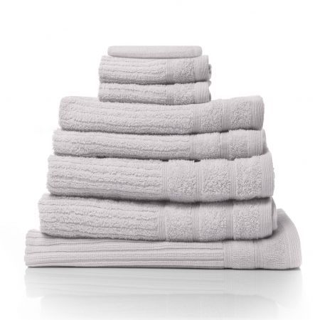 Royal Comfort Eden Egyptian Cotton 600 GSM 8 Piece Towel Pack Sea Holly