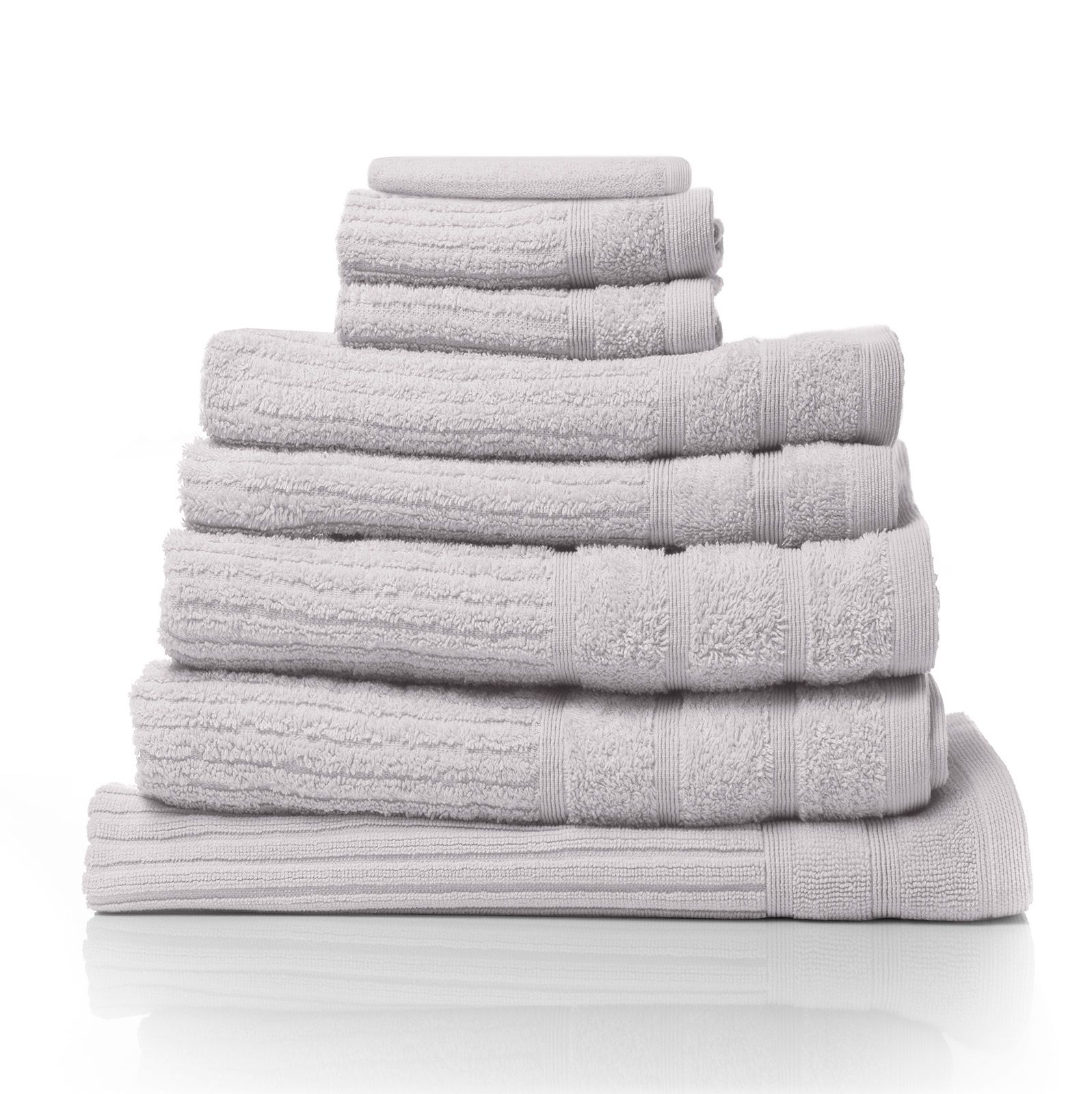 Royal Comfort Eden Egyptian Cotton 600 GSM 8 Piece Towel Pack Sea Holly