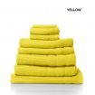 Royal Comfort Eden Egyptian Cotton 600 GSM 8 Piece Towel Pack Yellow