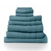 Royal Comfort Eden Egyptian Cotton 600 GSM 8 Piece Towel Pack Turquoise