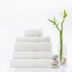 Royal Comfort Cotton Bamboo Towel 5pc Set - White