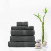 Royal Comfort Cotton Bamboo Towel 5pc Set - Granite