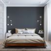 Sorrento Metal and Wood bed base - Double