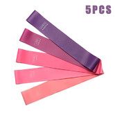 5Pcs/Set Elastic Workout Resistance Bands Loop Sports Fitness Exercise Yoga Band