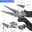 Fishing Pliers Hook Removers Split Ring Line Cutters Fishing Multi Tools With Sheath And Lanyard