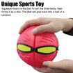 Kids Flat Throw Disc Ball Flying UFO Magic Balls With Led Light For Children's Toy Balls Boy Girl Outdoor Sports Toys Gift Color Blue