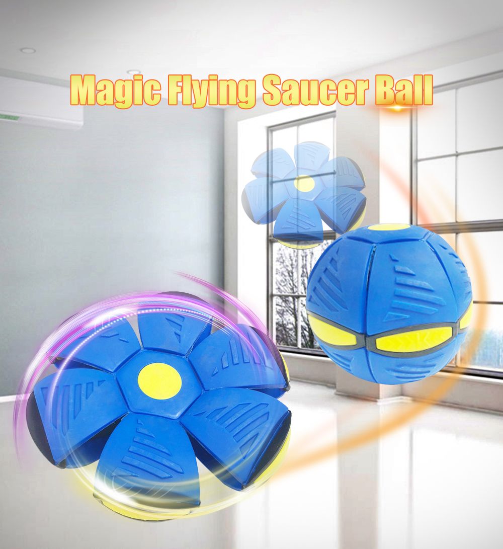 Flying Ufo Flat Throw Disc Ball With Light Toy Flying Saucer - Temu  Australia