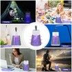 Rechargeable Mosquito Zapper and Fly Killer - Portable USB LED Purple Light Mosquito Trap - For Home and Camping Using