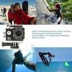 4K Ultra HD Water Resistant Sports Wi Fi Action Camera with 2 Inch Display (16MP, Black)