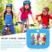 Kids Action Camera Waterproof Anti-Shake Action Video Recorder for Children (Blue)