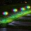 Solar Underground Light 8LED Outdoor Garden Lawn Path Colorful Floor Decking Lamp