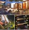 Solar RGB Underground Lamp Outdoor Lawn Courtyard Garden Colorful Lights