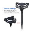 Solar RGB Underground Lamp Outdoor Lawn Courtyard Garden Colorful Lights