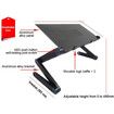 Portable Adjustable Foldable Laptop Holder Notebook Desks PC Table Vented Stand