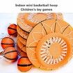 Mini Ceiling Basketball Toy Game Indoor Basketball Hoop for Kids(Includes Basketball Net Backboard and Mini Basketball)