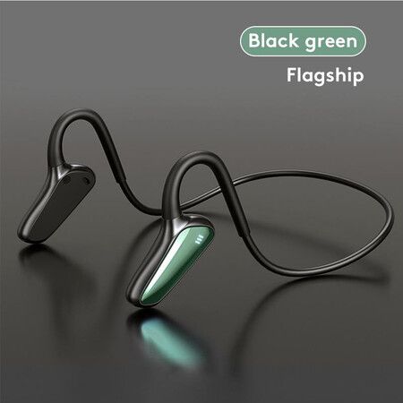 Bone Conduction Headset Bluetooth 5.0 Portable Sports Fitness Waterproof Wireless Non Ear Headset