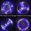 Mini Bicycle LED Neon Tail Light MTB Wheel Craft Stickers Wheel Spoke Lamp Cycling Warning Light 1PACK