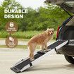 Pet Dog Car Ramp Telescoping Stairs Cat Steps Ladder 176cm for SUV Adjustable 180kg Capacity Anti-slip