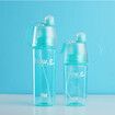 Portable Water Spray Cup 600ml, Solid Plastic Bottle For Summer Sports