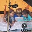 Portable Stroller Fan Long Life USB Personal Fan  Camping LED Fan Battery Operated Travel Stroller Clip Fan