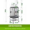 Bird Cage Parrot Aviary TENOR 203cm